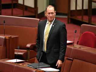 Identifying racism in this country is easy when it comes to someone like Senator Fraser Anning but what about your best mate's jokes or benefitting from the system that enables it. Picture: MICK TSIKAS