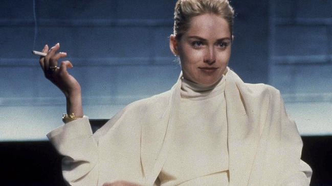 Sharon Stone portrays Catherine Tramell in a scene from Basic Instinct. Picture: AP Photos