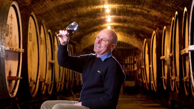 Tahbilk owner Alister Purbrick warns the once-$1.3bn Chinese market for Australian wine has shrunk by half due to a slowing economy. Picture: Jay Town