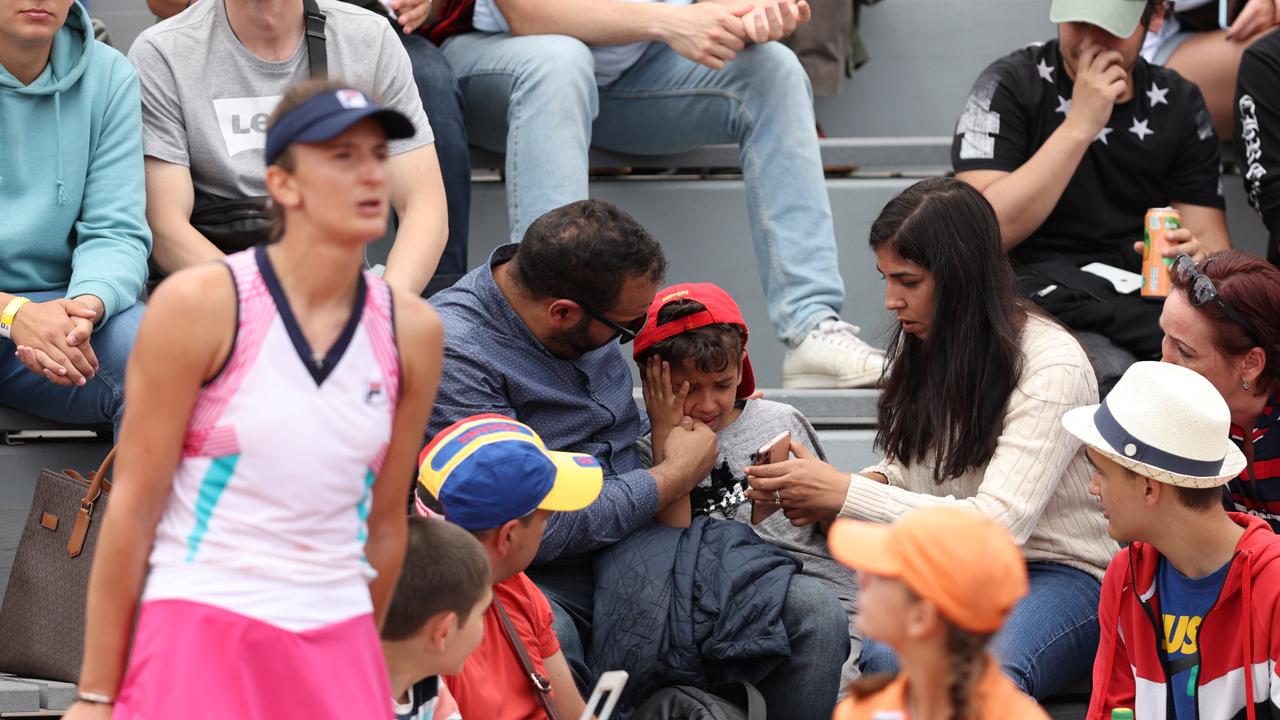 Irina-Camelia Begu of Romania at the French Open. Photo by Clive Brunskill/Getty Images