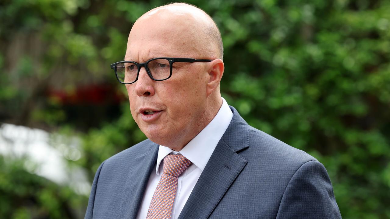 Opposition Leader Peter Dutton is straight-talking, decent and honest. Picture: Richard Dobson