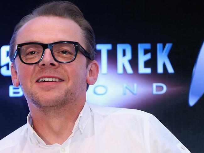 British actor Simon Pegg co-wrote and stars in the latest Star Trek movie, Star Trek Beyond. Picture: Francois Nel/Getty Images for Paramount Pictures