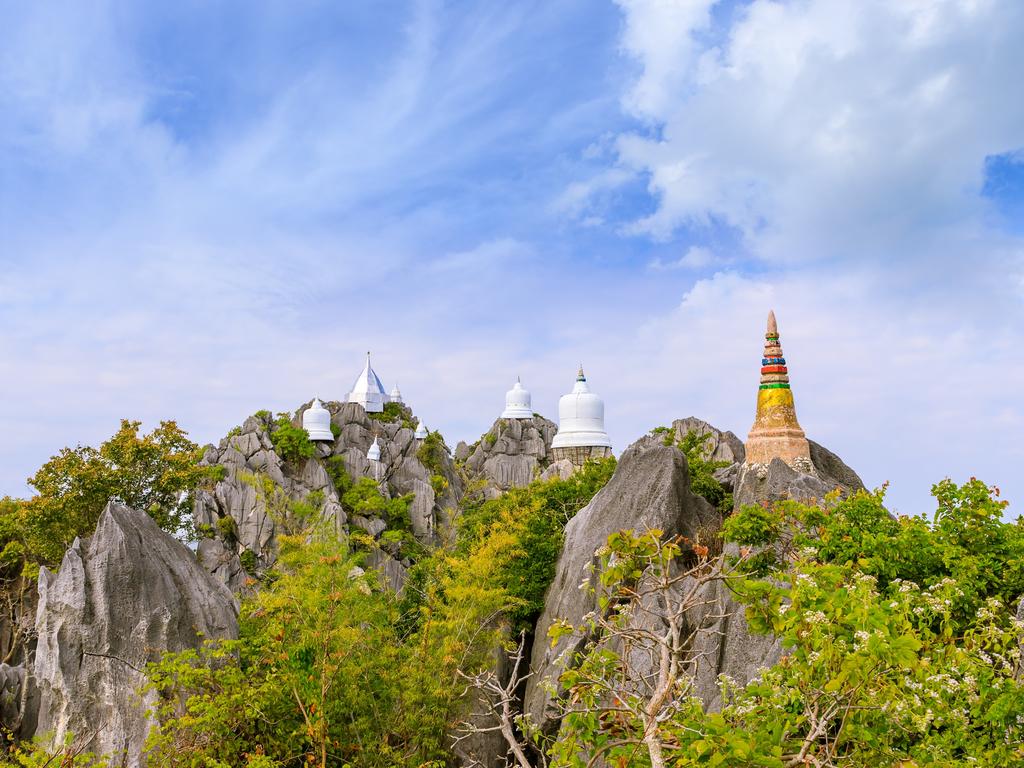 Thailand floating temples Wat Chaloem Phra Kiat near Chiang Mai ...