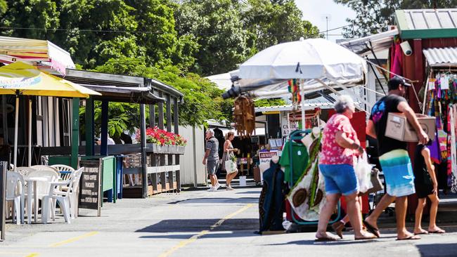 Carrara Markets pictured before it was closed due to the coronavirus pandemic. Picture: Nigel Hallett