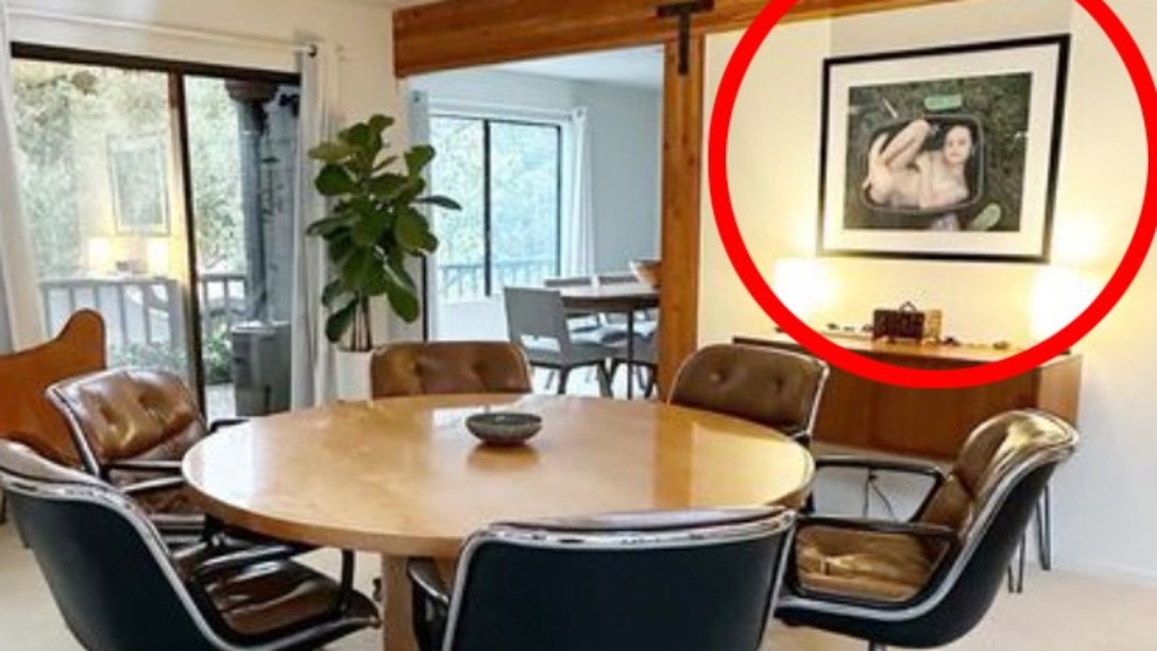 Jamie Lee Curtis Dining Room Artwork