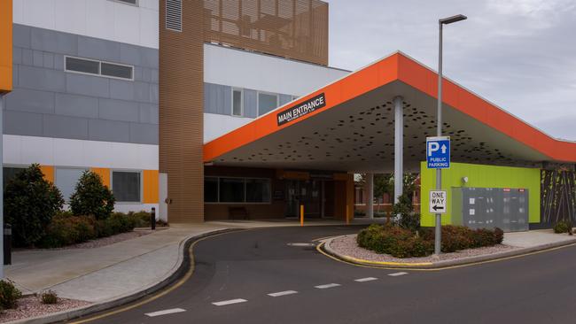 The North West Regional Hospital in Burnie was closed after a Covid outbreak at the site in April last year. Picture: AAP