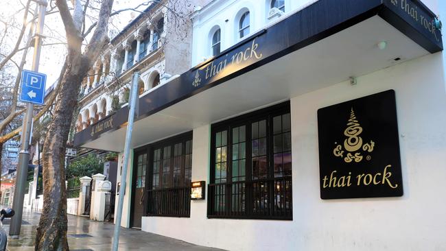 The Thai Rock restaurant in Potts Point, which will now be investigated by police. Picture: Christian Gilles