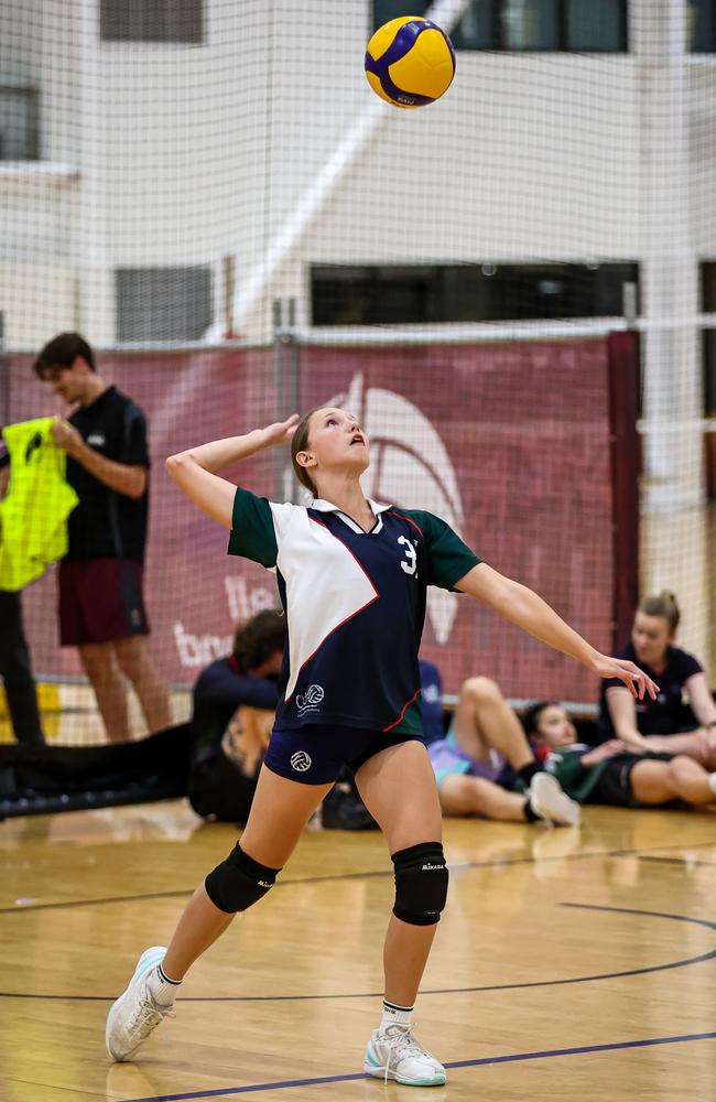 Junior Schools Cup volleyball 2023. Pic: Rogue Gun Photography