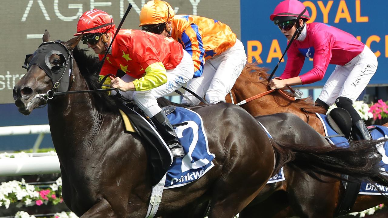 Artorius claimed a deserved second Group 1 success with victory in the Canterbury Stakes. Picture: Jeremy Ng–Getty Images