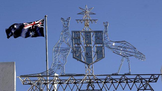 110629 Australian parliament, coat of arms