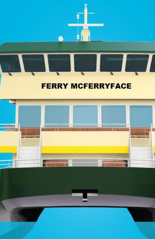 The last of Sydney’s new inner city ferries will be named Ferry McFerryface. Yep... your read that right.