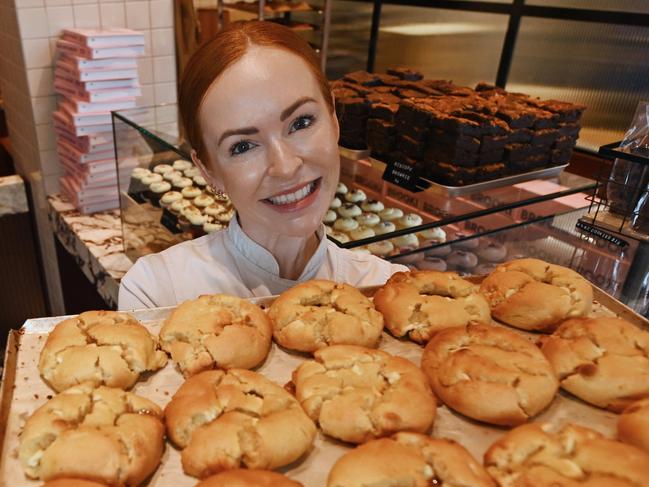 22/11/2024: Brooke Saward owner of Brooki Bakehouse which has been nominated for Business of the Year at 2024 TikTok awards, at her bakery in Fortitude Valley, Brisbane. pic: Lyndon Mechielsen/Courier Mail