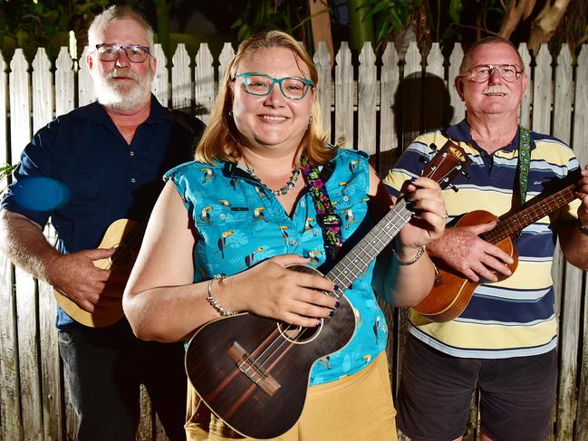 100 Clubs in 100 Days; The Ukes Group, Kent Dungavell, Bernadette Newman and Lindsay Gordon