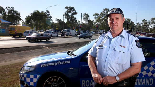 Deception Bay Road Policing Unit officer-in-charge Senior Sergeant Garth Peake. Picture Chris Higgins