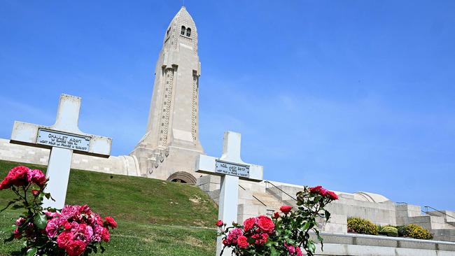 A memorial to the Battle of Verdun and WWI, in Douaumont, near Verdun. Picture: Francois Nascimbeni/AFP.