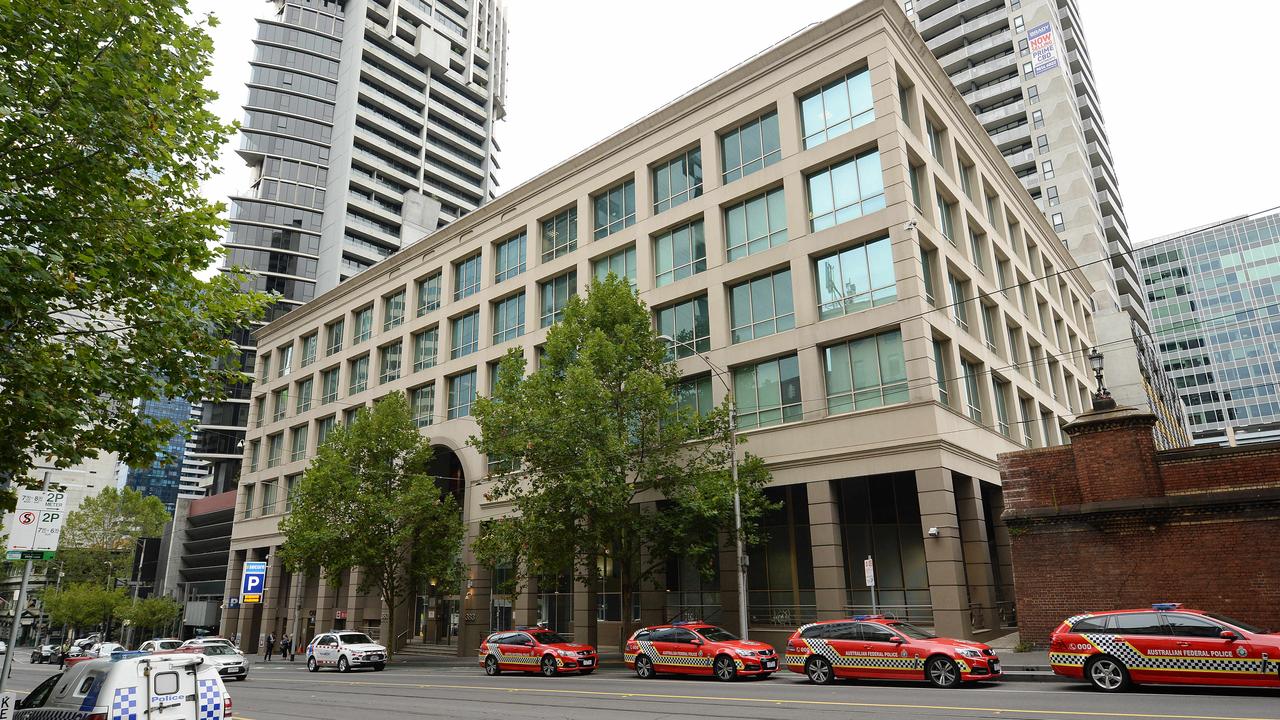 The AFP Melbourne headquarters on La Trobe St. Picture: Rob Leeson