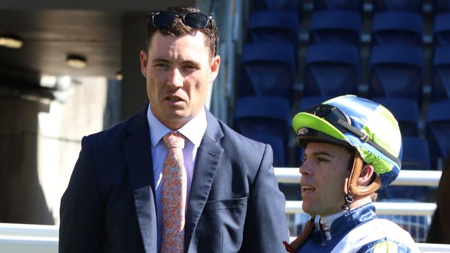Trainer Nathan Doyle has dropped Cafe Royal back in grade and she looks a good chance. Picture: Grant Guy