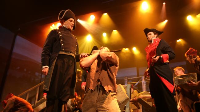 A scene from Ipswich Musical Theatre Company's production of Les Miserables.