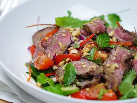 Thai beef salad.