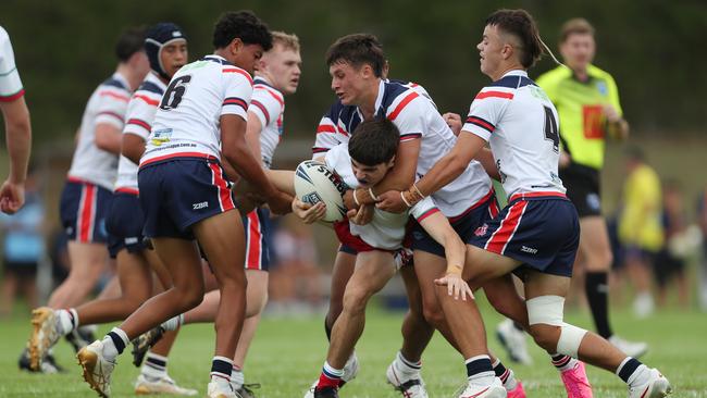 The Central Coast Roosters vs Monaro Colts in round one of the Andrew Johns Cup. Picture: Sue Graham