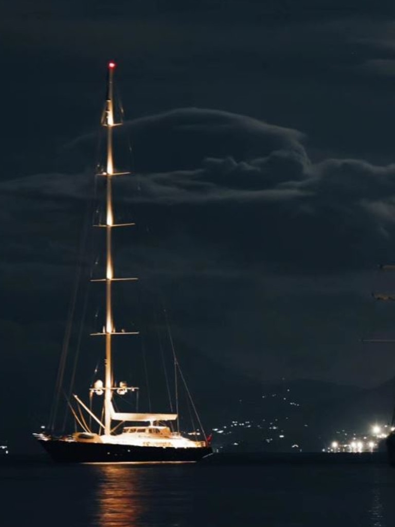 Image of the boat on Sunday night. (Fabio La Bianca)