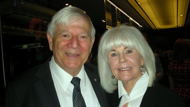 David Baffsky pictured with his wife Helen.