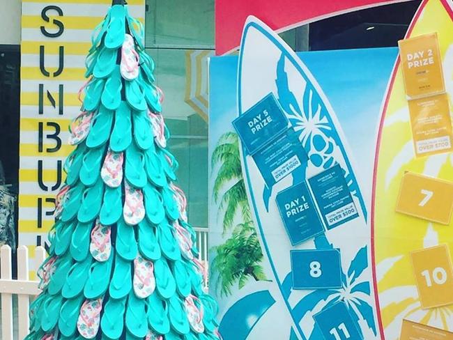 Thong tree in Cavill Avenue, Surfers Paradise. Picture: Jayne Lyddiard
