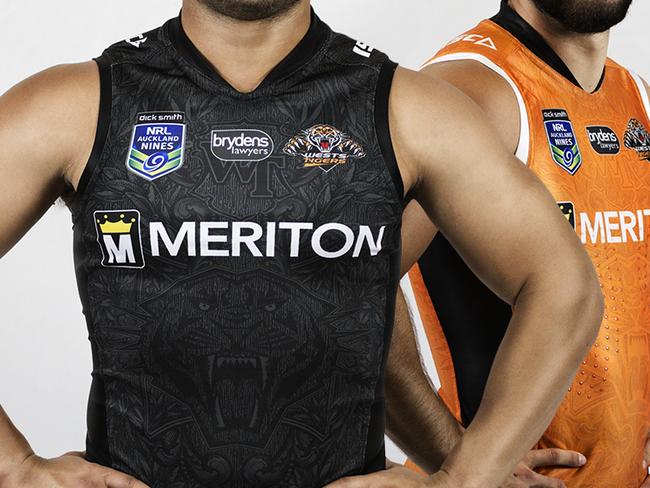 The Tigers joined the Storm in solidarity of saying no to sleeves. Picture: Supplied