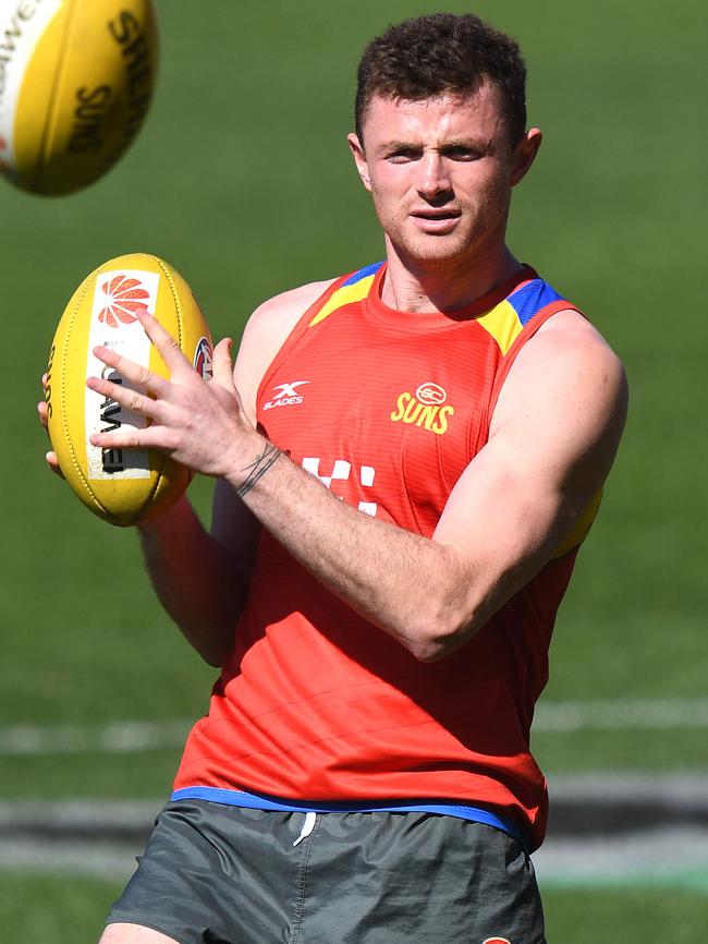 Pearce Hanley at Gold Coast training.