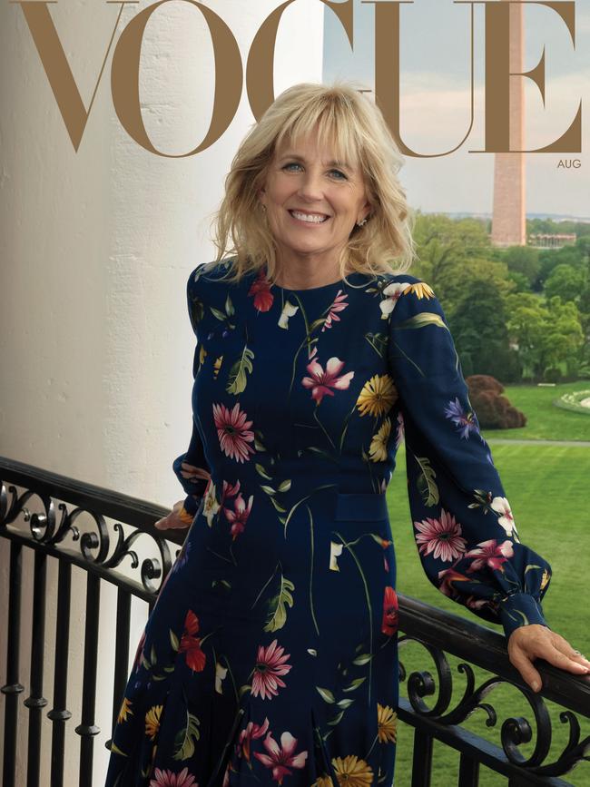 Jill Biden on the Vogue cover in August 2021.