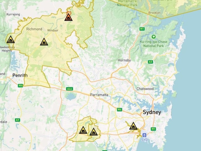 Sydney is next in the firing line, with more floods anticipated. Picture: HazardWatch