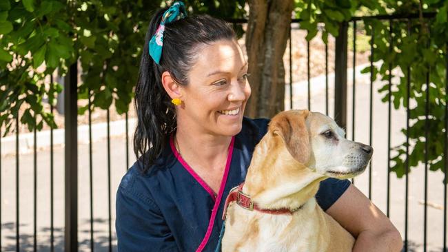 TOP STUDENT: University of Queensland student vet nurse Martina Smith. PHOTO: Ali Kuchel.