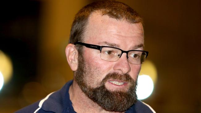 CFMEU mining division president Stephen Smyth. Picture: AAP Image/Steve Pohlner