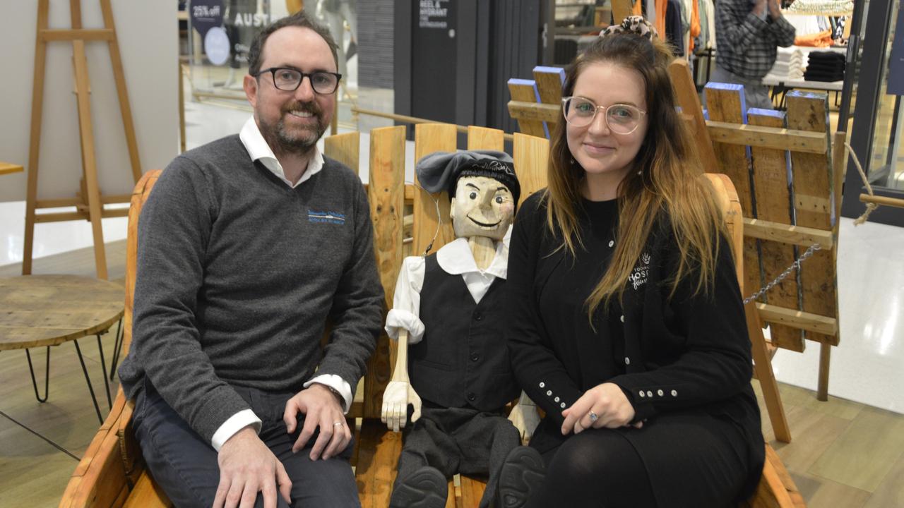 Toowoomba Hospital Foundation’s Emma Manteufel with event’s naming sponsor Toowoomba Orthodontists partners Dr Chris Turnock (left) and Ashley Smith (not pictured). Picture: Rhylea Millar