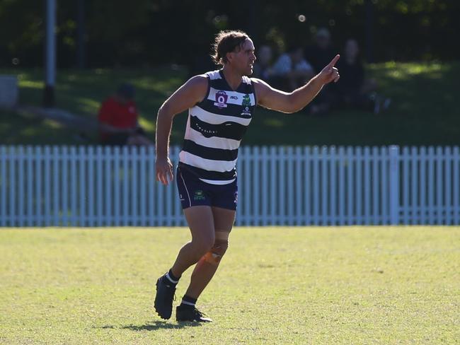 Pictured: Crocs forward Kye Chapple. Port Douglas Crocs v North Cairns Tigers at Port Douglas Sporting Complex. Round 9 AFL Cairns 2024. Photo: Gyan-Reece Rocha