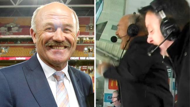 Wally Lewis lost it on Triple M. Photo: Tik Tok, Triple M NRL and AAP.