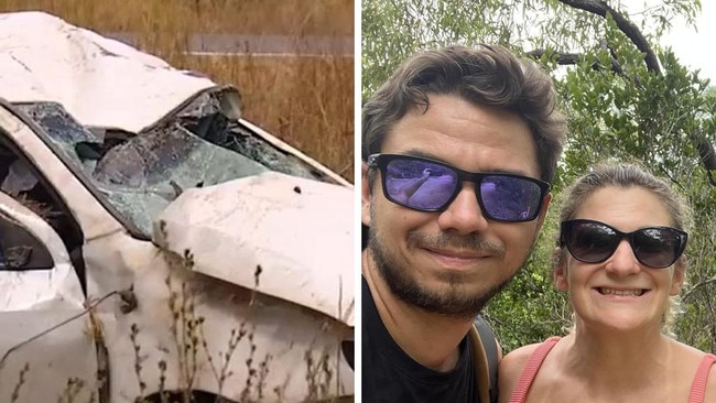 An arrest warrant has been issued for Ferenc Isaak (right), who was the driver of a vehicle that crashed at St Lawrence on July 3 claiming the life of his girlfriend Fruzsina Fifi Strausz (left).