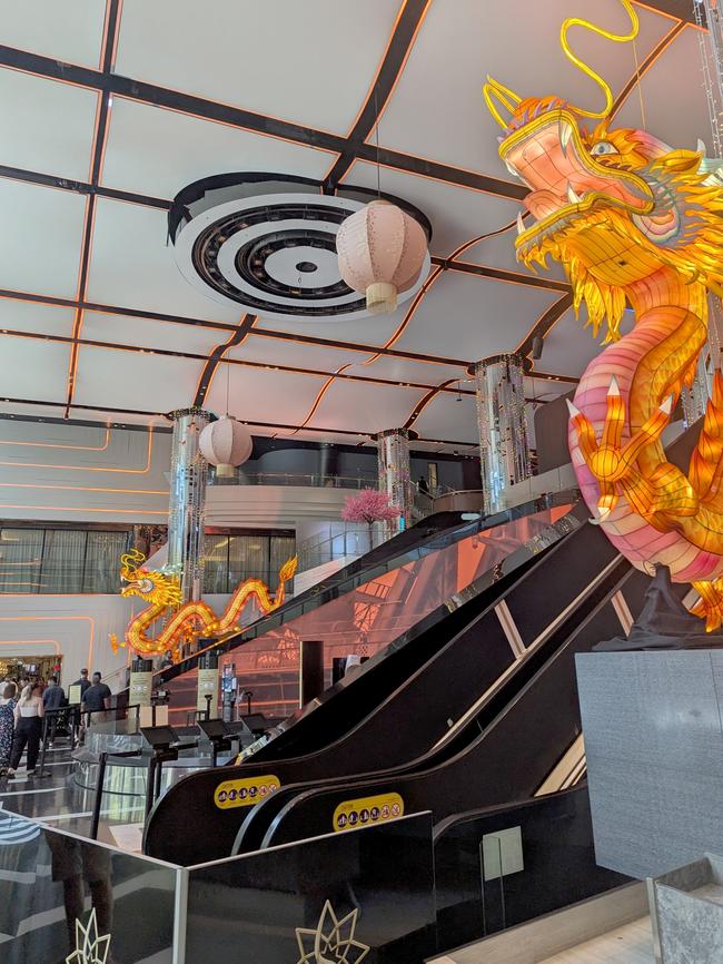 Out of action escalator at Star’s Sydney casino on Sunday, January 12, 2025. Picture: Supplied