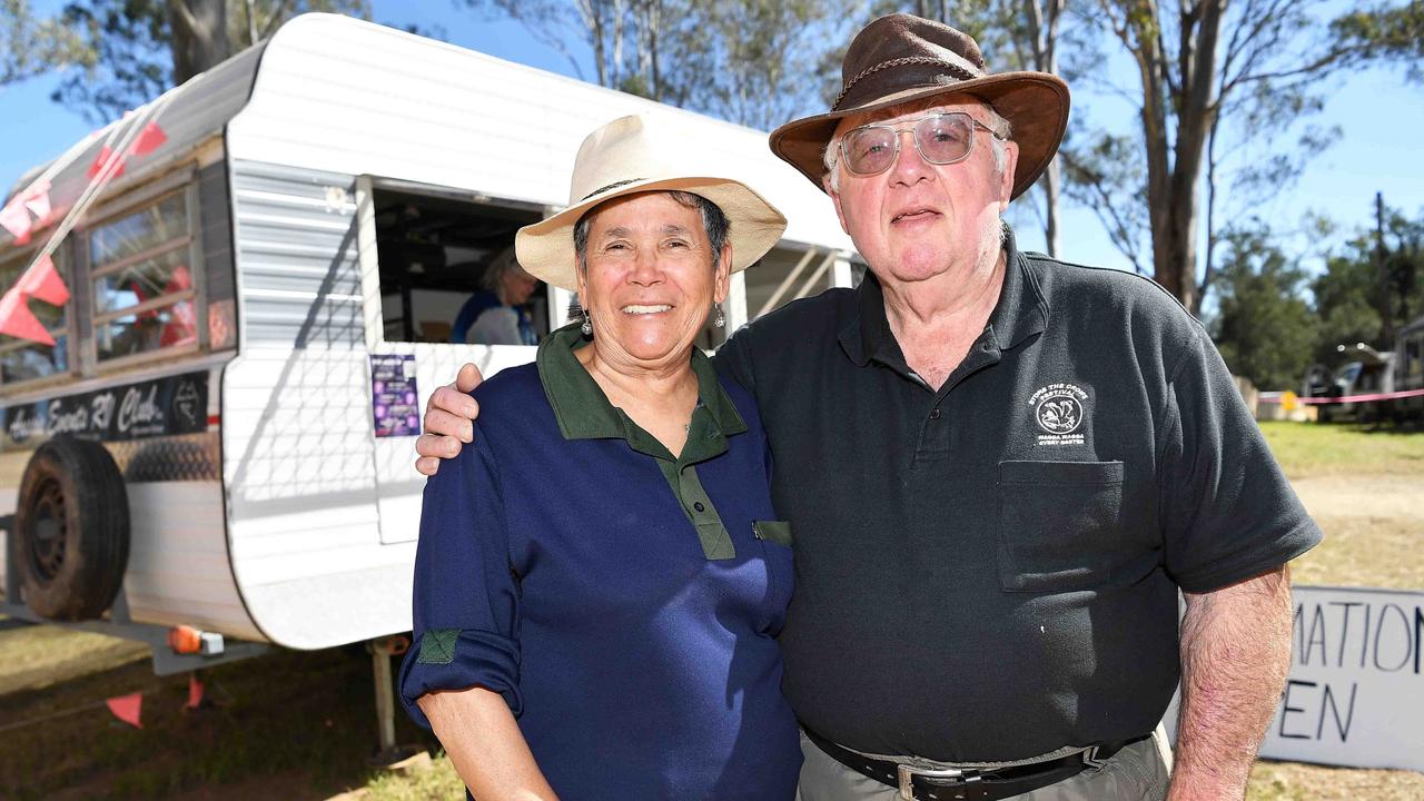 Lorna and Ross Cameron at the Gympie Muster. Photo: Patrick Woods.