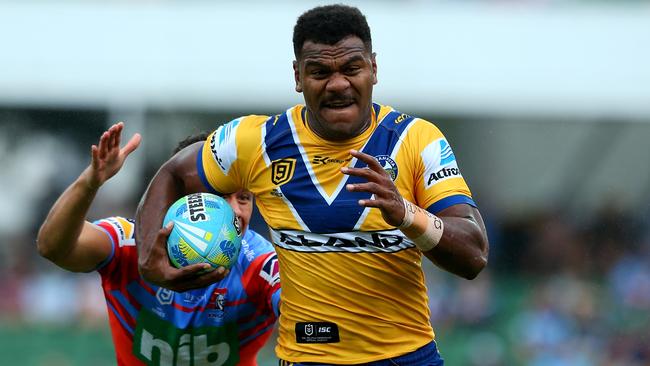 Eels winger Maika Sivo in Nines action in Perth. Picture: Getty Images