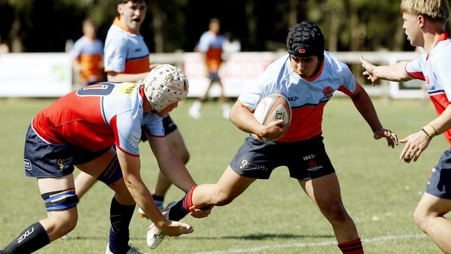 Jeremy Rath from Team Gavin with the ball.