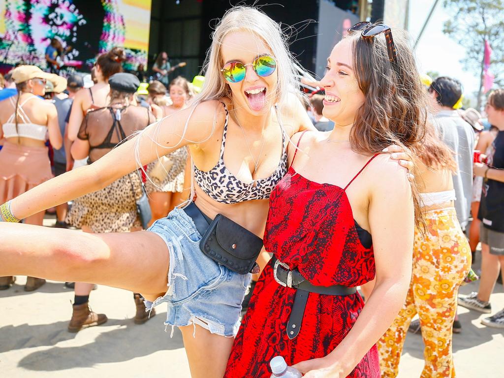 Some of the best dressed at Falls Festival Marion Bay 2019/20. Picture; PATRICK GEE