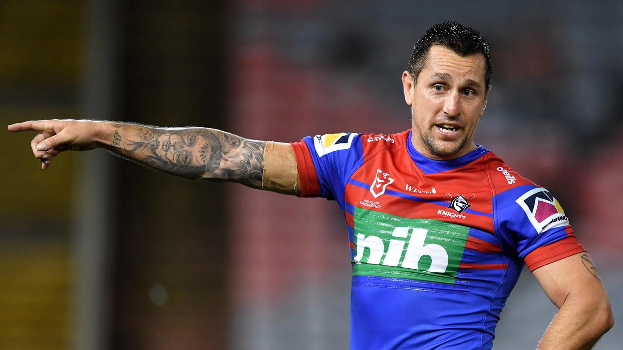 Mitchell Pearce has signed a one-year contract extension at the Knights. P