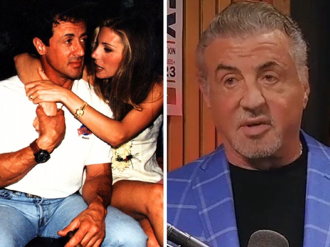 Sylvester Stallone talks brief split from wife.