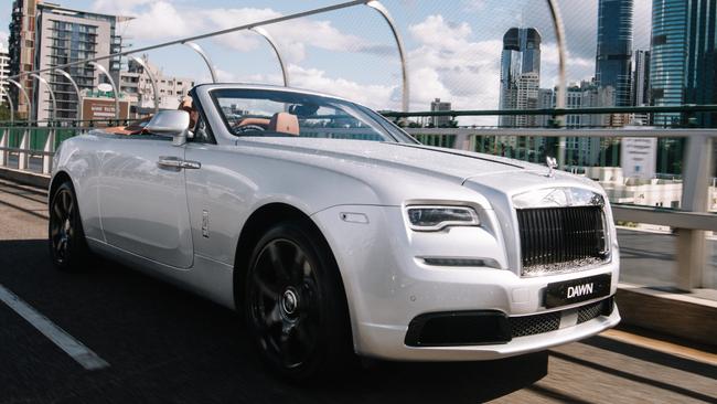 The Rolls-Royce Dawn Silver Bullet is priced at about $900,000.