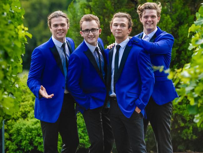 <s1>AWESOME FOURSOME: The 60 Four members Lachlan Williams, Ben Francis, Kyle Hall and Jack Conroy will be among Adelaide Fringe Festival performers at National Wine Centre.</s1>                        <source><b> Picture: ROY VANDERVEGT/AAP</b></source>