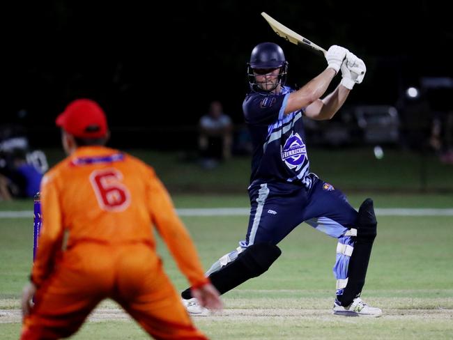 Barrier Reef Big Bash Game 1: Badgers v Hurricanes at Griffiths Park. Hurricanes' Lindan March. Picture: Stewart McLean