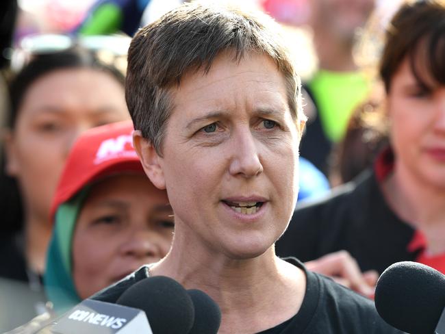 ACTU secretary Sally McManus said Australians need secure work, too. <br/>Picture: AAP