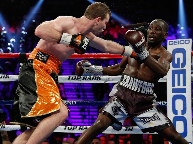 Jeff Horn couldn’t get the job done in Vegas. Picture: Getty Images