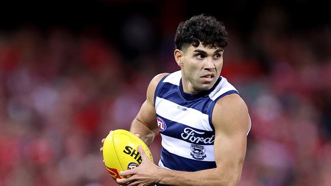 Tyson Stengle was involved in a concerning incident. (Photo by Brendon Thorne/AFL Photos/via Getty Images)